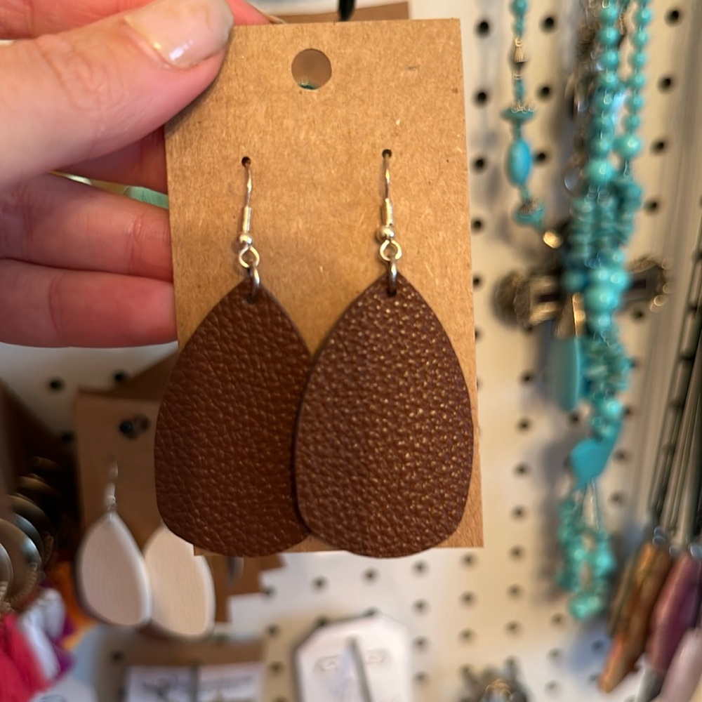Set of 11 Handmade fabric earrings